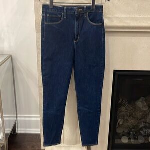 Gap Indigo high waisted skinny jeans . Size 31/12.worn once.